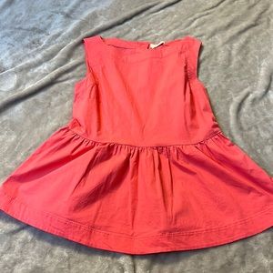 Kate spade shore thing back button peplum top